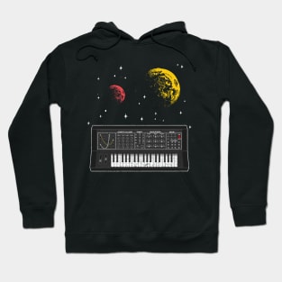 Synthesizer Space Synths Analog Modular Retro Gift Hoodie